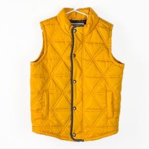 Authentic Gymboree mustard vest - small